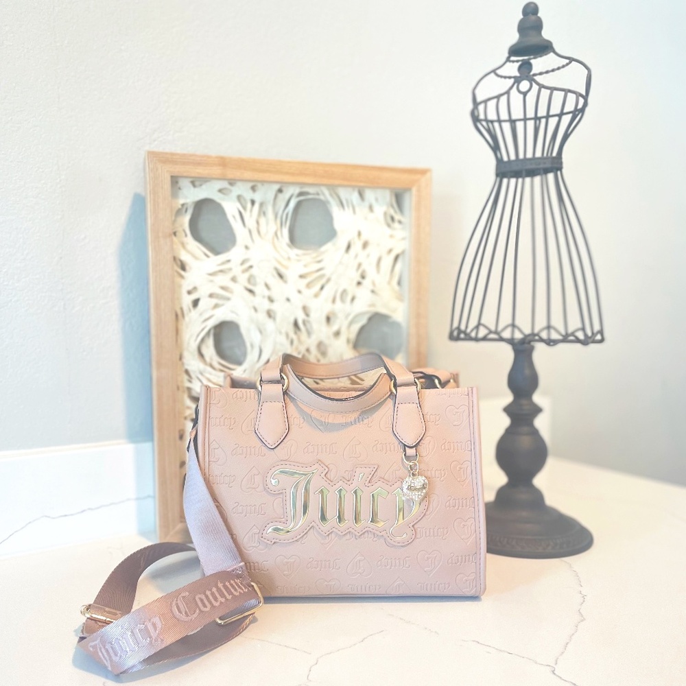 Juicy Couture | NWT “Cafe Upgrade U” Mini Tote Crossbody Bag – Faux Leather